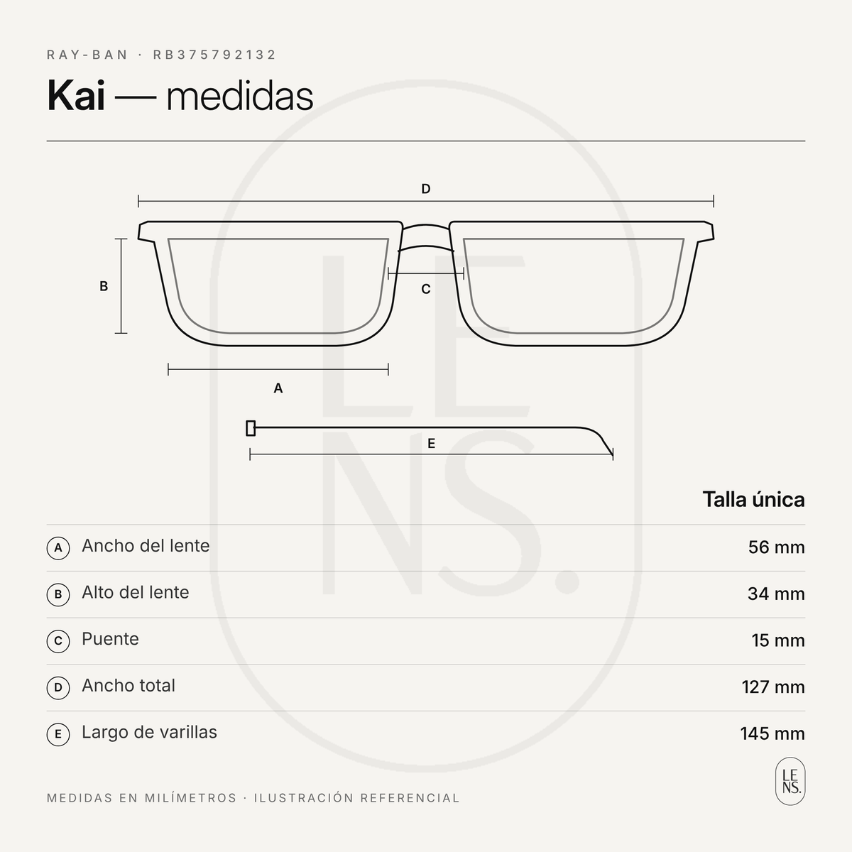 Ray-Ban Kai RB3757 – Gafas de Sol · Dorado / Verde